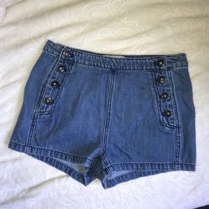 Free People Jean Shorts